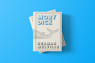 Book Cover: Moby Dick book design graphic design illustration product design