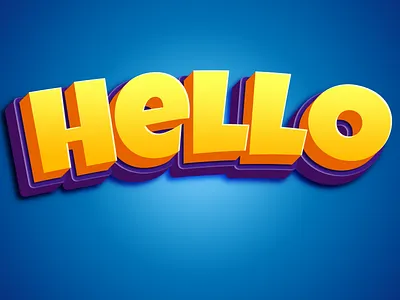 Hello design graphic design hello photoshop