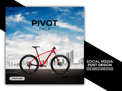 Social Media Cycle Post Design design graphic design illustration modern motion graphics social media design social media post