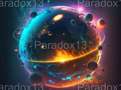 Space Planet astronaut cosmos design earth galaxy illustration planet solar space stars system universe