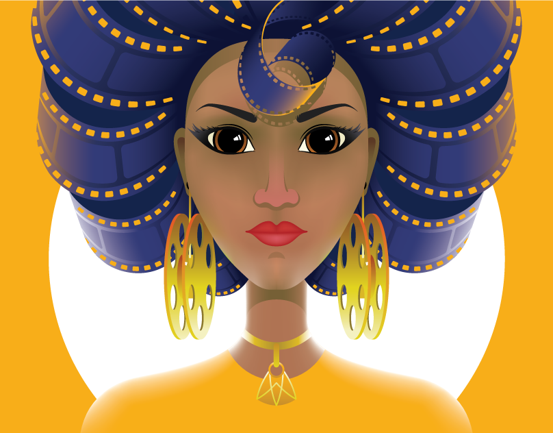 ASWAN INTERNATIONAL WOMEN FILM FESTIVAL | Round 6 cenima concept creative drawing film graphic design illustration movie poster vector woman