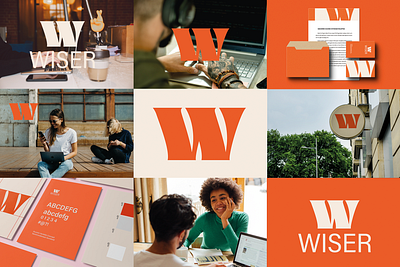 Wiser branding graphic design logo