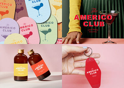 The Americo Club branding graphic design logo