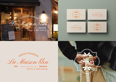 La Maison Bleu branding graphic design logo