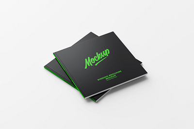 Free Square Perfect Binding Brochure Mockup branding brochure free free mockup mockup psd mockup