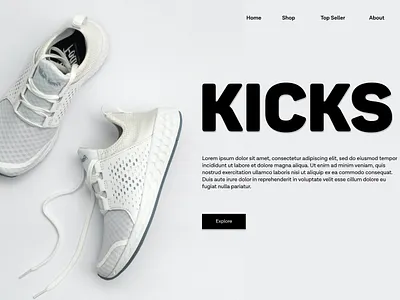 Kick Brand designer ui ui design ux web site website