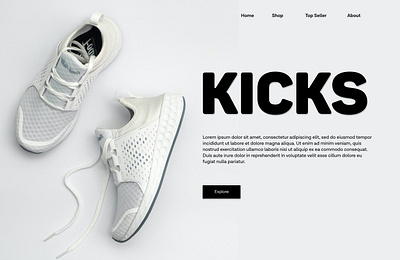 Kick Brand designer ui ui design ux web site website