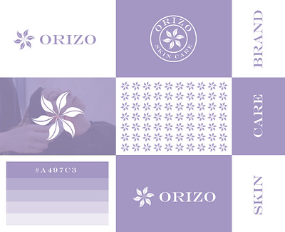 Orizo | Skin Care Brand Logo Design abstract branding creative graphic design illustration leaf leaf logo logo logo design minimal skincare skincare brand skincare logo spa logo