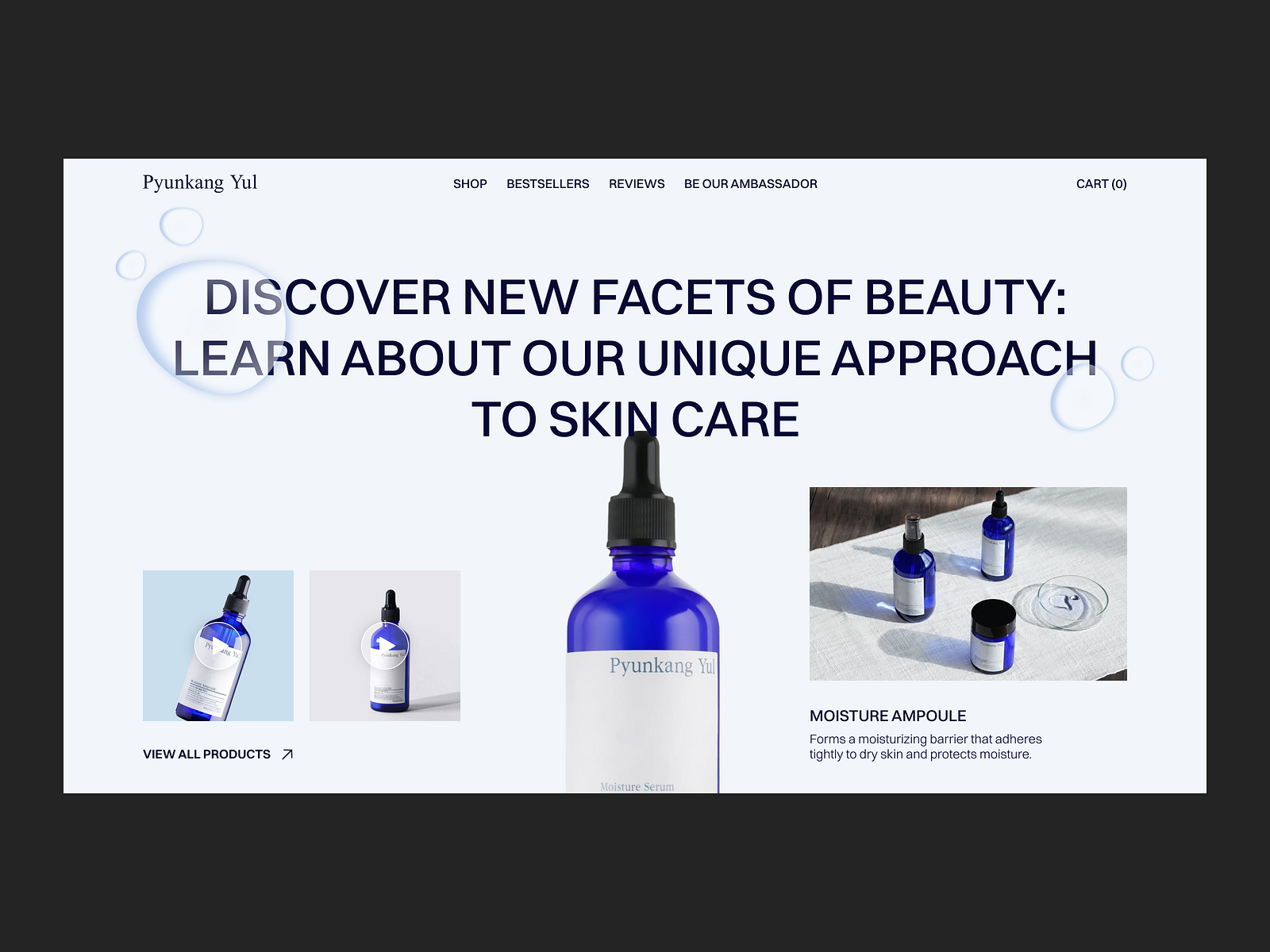 Pyunkang Yul / Cosmetic store redesign by Iryna Klochkova on Dribbble