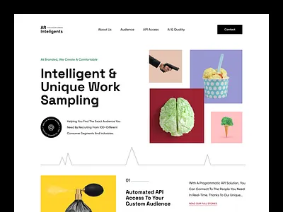 AR Intelligence Website about us branding header header design hero image hero section home page landing testimonial uiux design web design web header web page web site webpage website