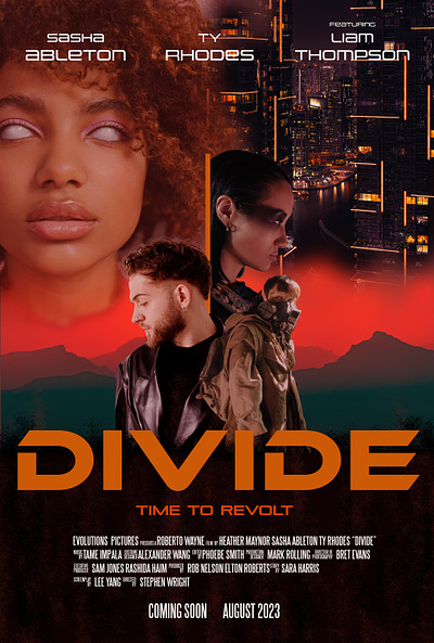 DIVIDE Movie Poster design movie posters movies photography
