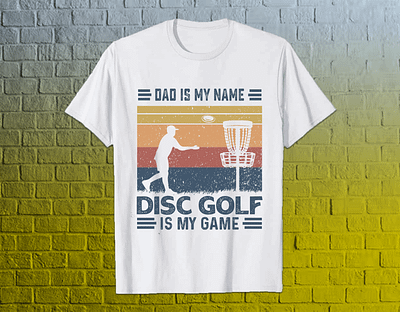 Dad Disc Golf T-Shirt Design best tshirt design dad golf