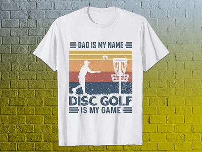 Dad Disc Golf T-Shirt Design best tshirt design dad golf