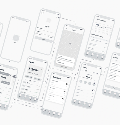 G-Bank (Case Study) bank mobile ui