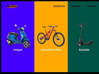 Rides! design designer figma prototype ui