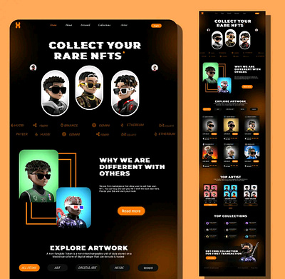 NFT website design nft nft website ui ux design website ui