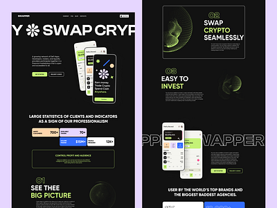 SWAPPER branding design graphic design minimal minimalist ui website