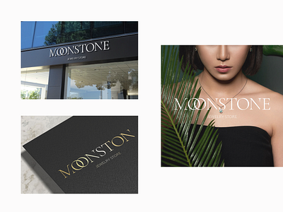 Moonstone logo design graphic design logo