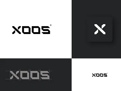 'XOOS' shoes Company logo Design brand identity branding logo corporate design identity illustration logo logo design logo designer logos shoes shoes company logo shosefashion shoselover shoseshop x letter logo