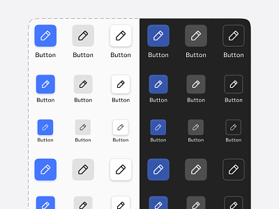 Icon buttons design ui ux