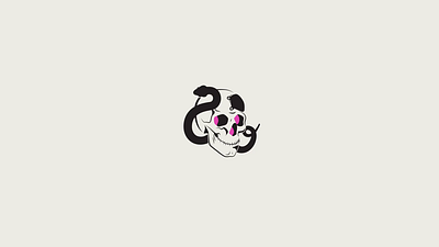 Second life skull animation branding graphic design illustration logo vector
