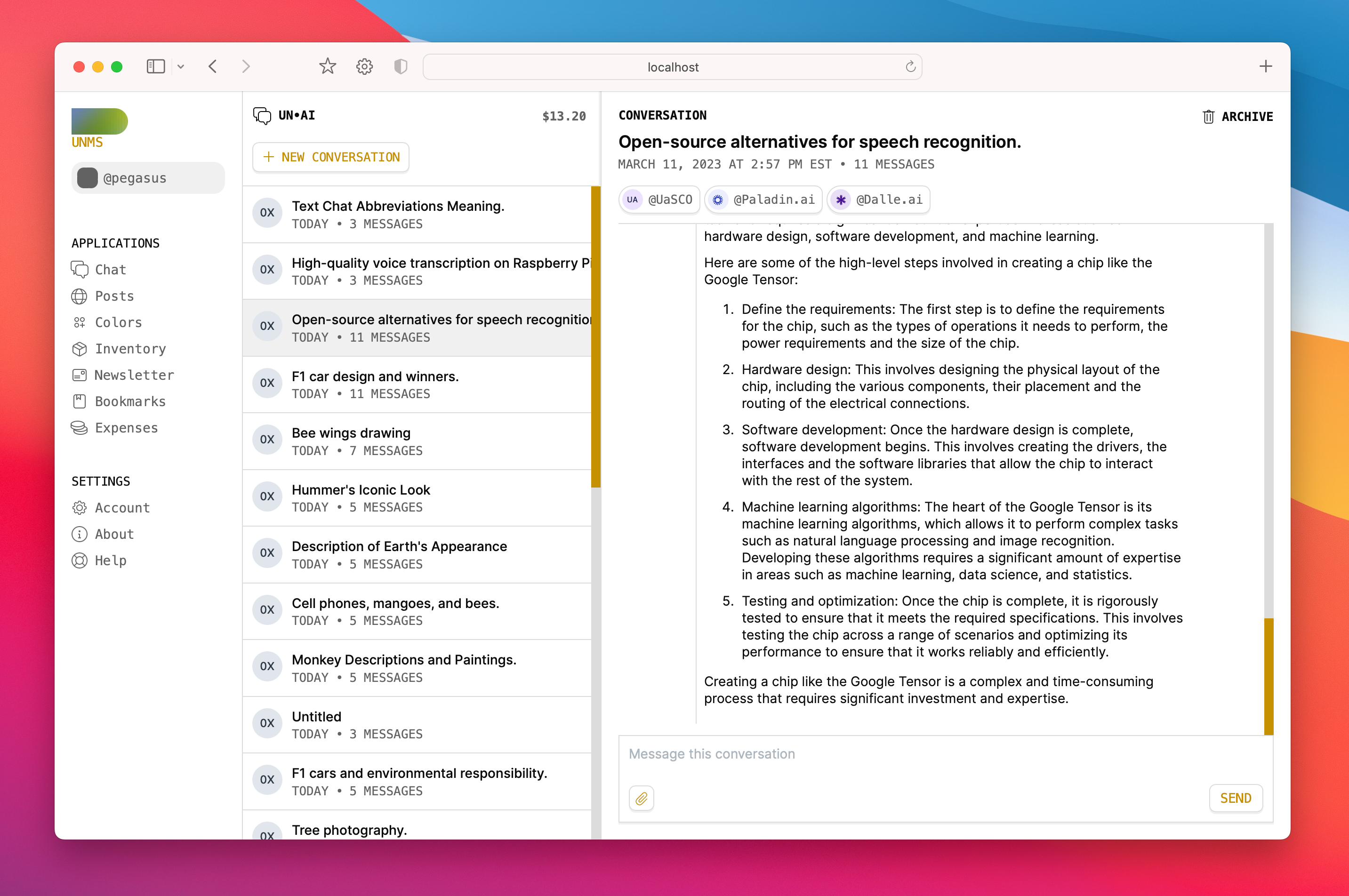 AI Chat Client ai chat ui