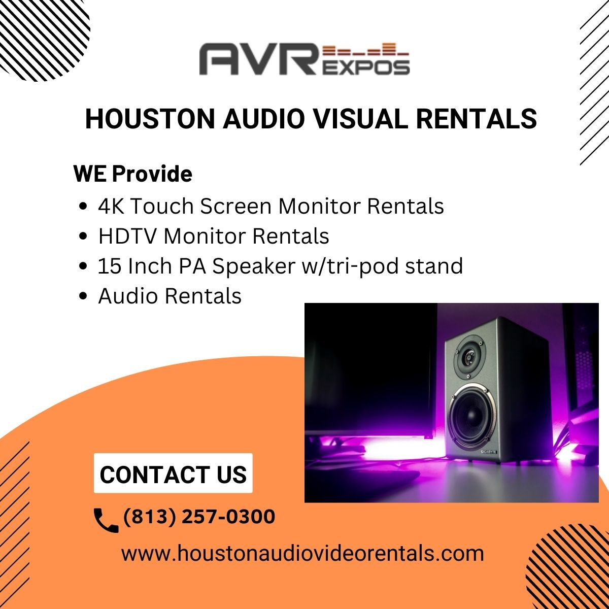 Houston audio visual rental by AVR on Dribbble