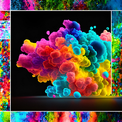 Color Burst animation design graphic design motion motion graphics