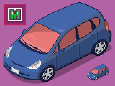 Car Pixel Art pixel art