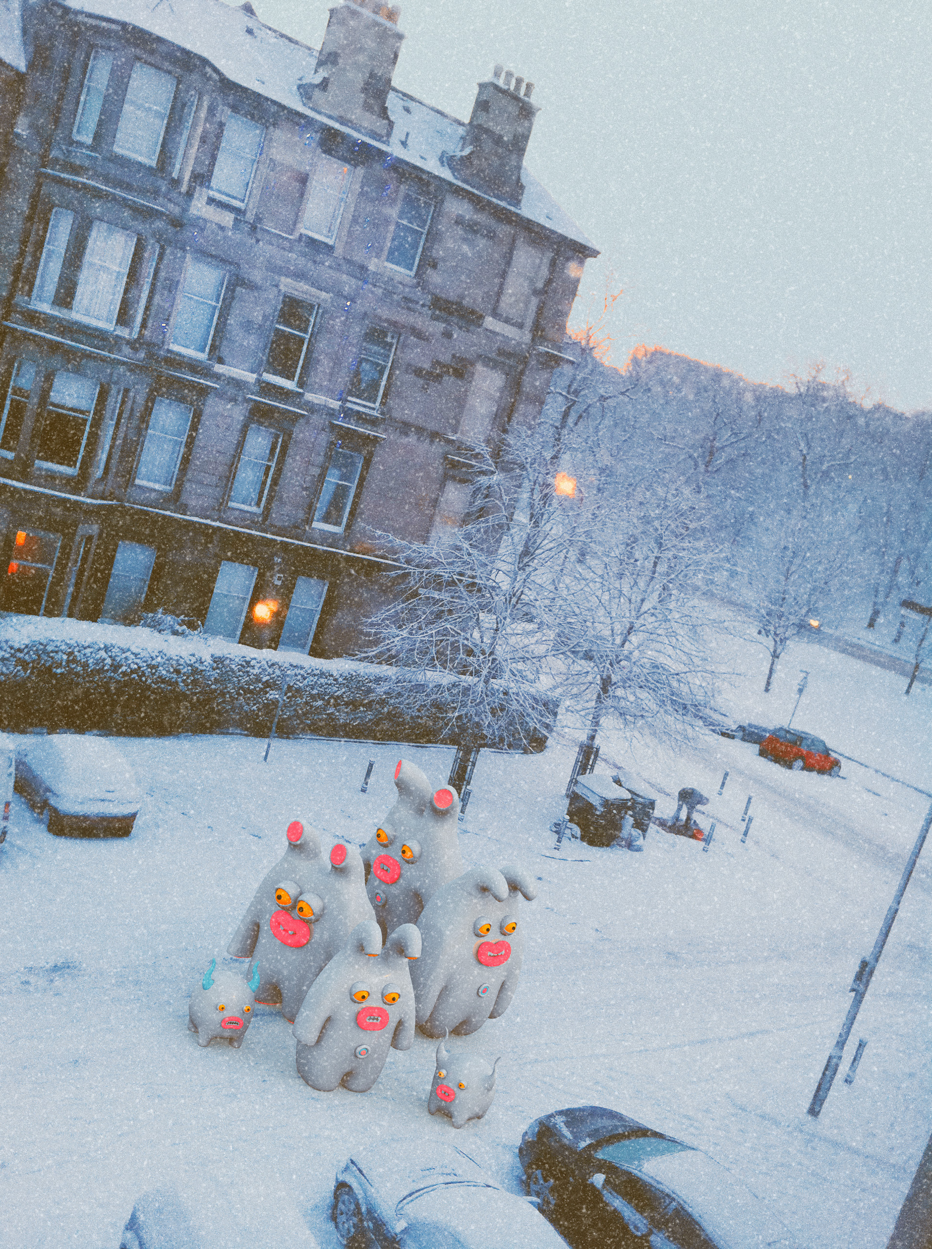 It's snowing 3d character creatures design illustration illustrations monsters