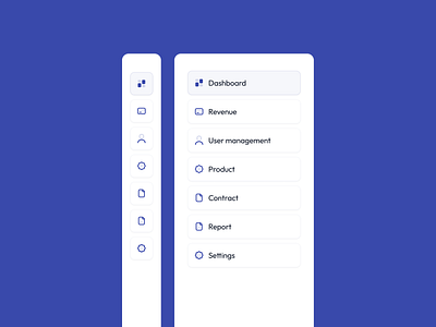 Bondo - Dashboard menu dashboard figma fintech product sidemenu ui