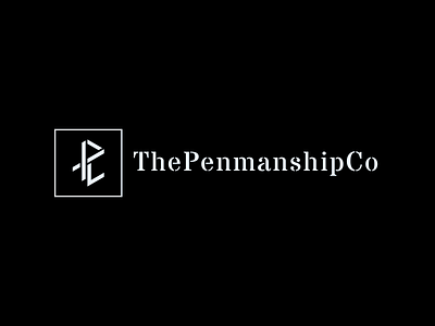 ThePenmanshipCo branding agency brand branding business clean copywrite copywriting design elegant expertise logo mark minimal professional wordmark