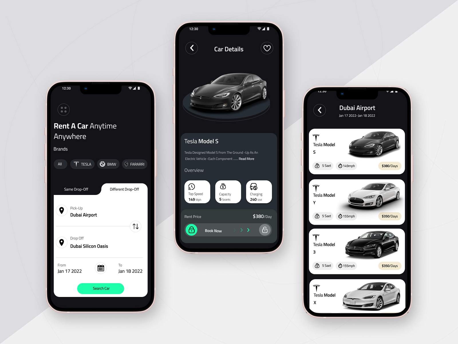 Car App UI by George Mikhaiel on Dribbble