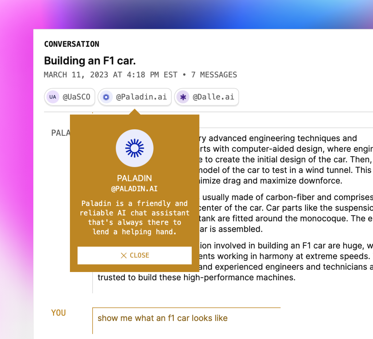 AI Chat UI ai chat conversational ui
