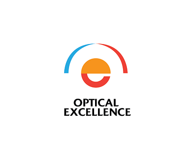 Logo Optical Excellence design graphic design illustrator logo vector