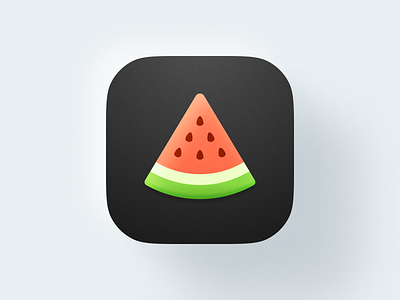 Watermelon! app app icon brand branding design figma fruit icon icons illustration ios logo macos mobile pizza saas summer triangle watermelon