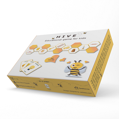 HIVE - Logo and packaging design branding cards design game gamedesign graphic design illustration logo packaging packagingdesign vector