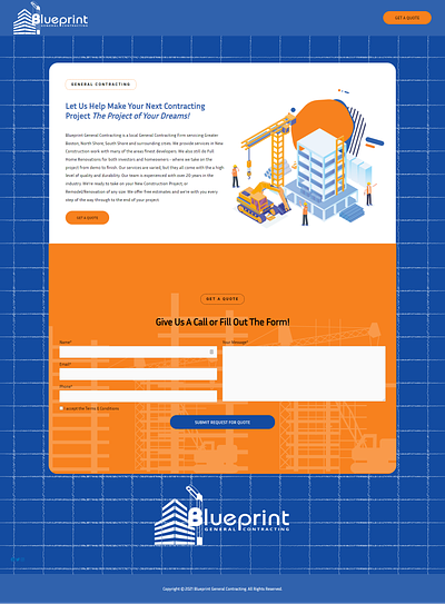 Blueprint Group One-Pagers branding design graphic design illustration logo minimal ui ux vector