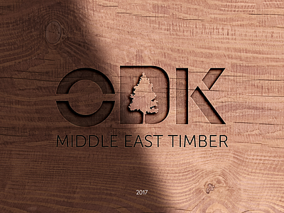 ODK Middle East Timber Logo branding graphic design logo logodesign