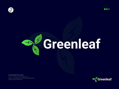 Green logo design brandidentity