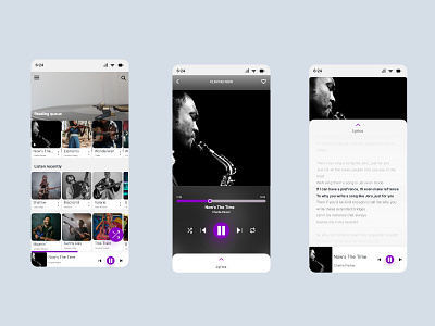 #Daily UI: Music Player Design app design branding dailyui design ui uiux ux