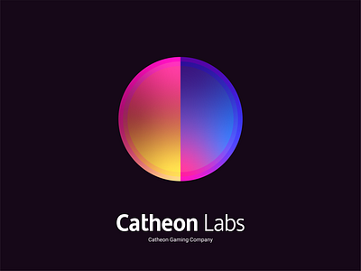Catheon Labs logo blockchain blue branding catheon circle design gaming icon logo modern round symbol web3 yellow
