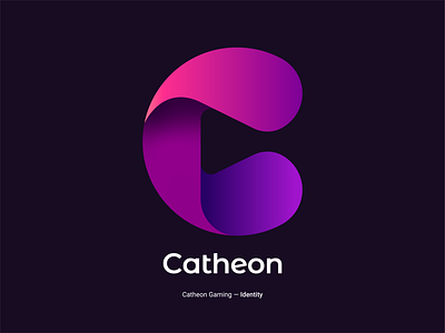 Catheon Gaming Logo blockchain branding c catheon design ecosystem gaming icon identity illustration logo modern purple symbol web3