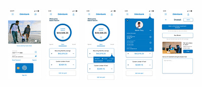 Bank App Concept app banking design graphic design product design ui ux
