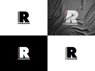 R Visualizations blue branding futura graphic design logo logocore r visualizations typography vector