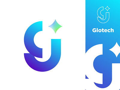 Glotech Logo Design. brand brand design branding clean design g letter g logo letter g lettermark logo logo design logotype minimal simple