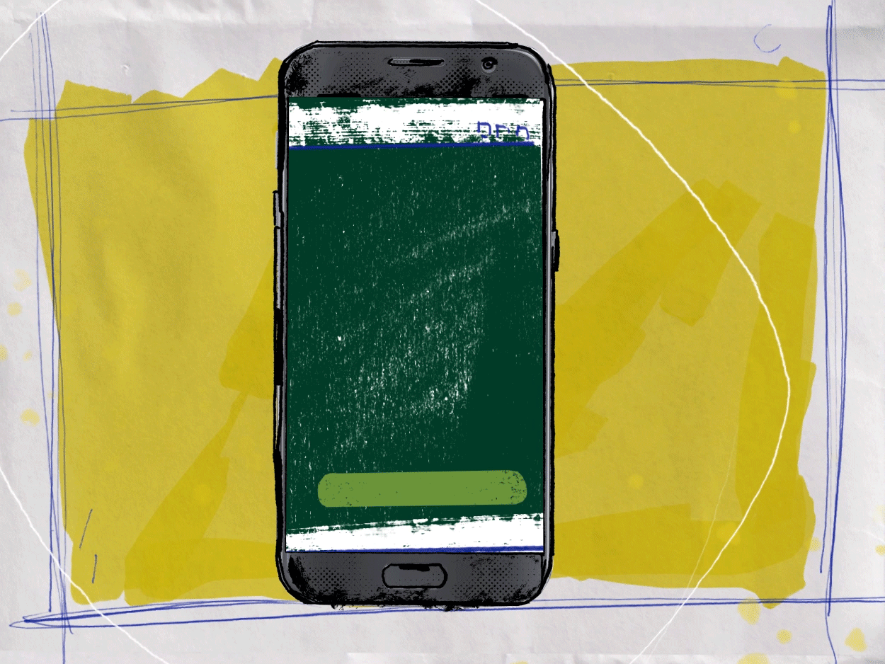 Phone 2 d animation after effects aniamted gif animation frame by frame gif illustration motion graphics phone