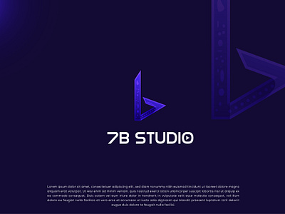 7B STUDIO Logo Design design graphic design logo logo design vector
