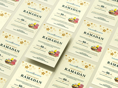 Ramadan flyer design arabian