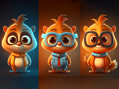 Character IP 3d animation branding cute characters design digital graphic design illustration interface vector